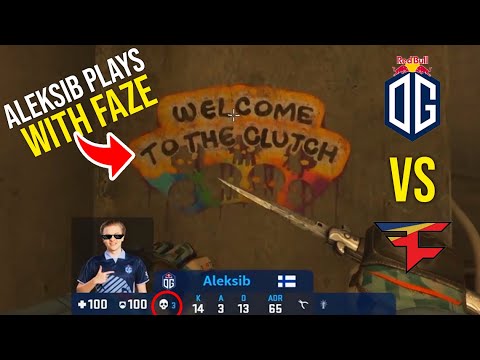 Aleksib plays with FaZe | Niko Deagle Master | OG vs FaZe Best of | IEM New York 2020 Europe