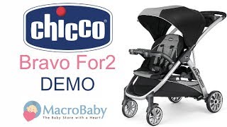 Chicco Bravo for 2 - Stroller Demo | MacroBaby