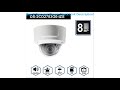 Slide Hikvision 8MP 4K Zoom Dome POE IP Camera Home Outdoor Face Detection With Audio IP67 Outdoor
