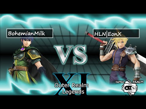 ORLXI -HLN EonX (Cloud) vs. BohemianMilk (Marth) - POOLS - Smash 4 - Wii U