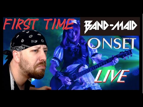 BAND-MAID / onset (LIVE) Reaction | Metal Musician Reacts (First time hearing Band-Maid Live)