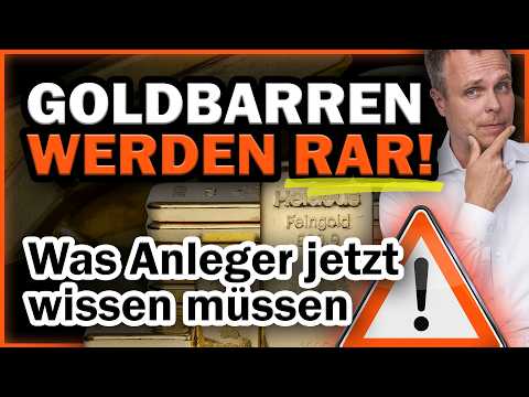 Goldbarren werden knapp! Diese Optionen gibt es