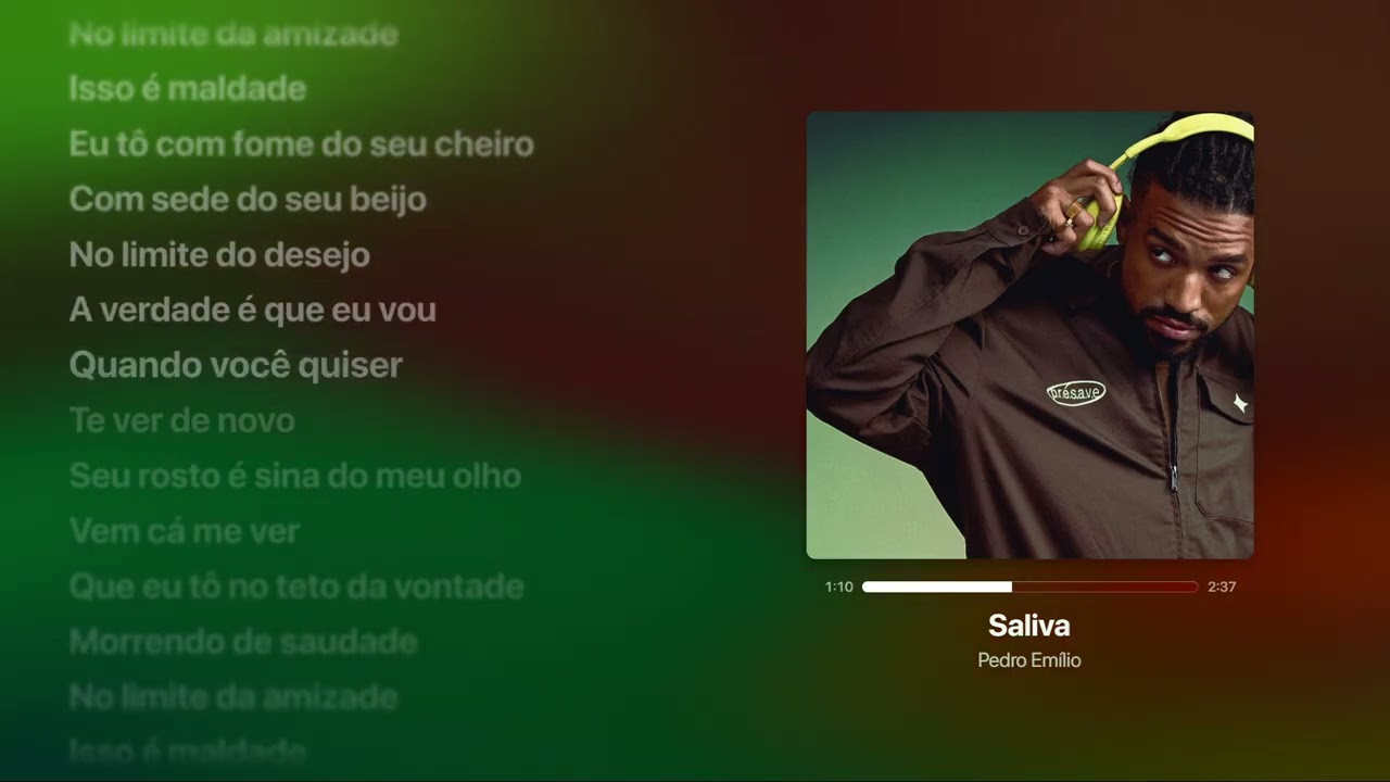 Pedro Emílio - Saliva [Letra]