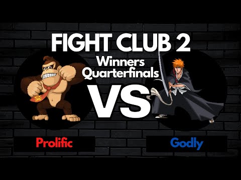 FIGHT CLUB 2: SSF2 Winners Quarters - Prolific (Donkey Kong) vs Godly (Ichigo)