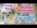 BARU Baby Happy Kini Daya Serap Extra 70 Lebih Tinggi