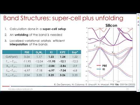 QE school 2023 - 4.4 Koopmans spectral functionals: implementation in periodic boundary conditions