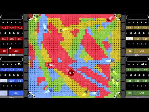 Multiply or Release X Territory War - 🖖4 Player #5 - Marble Race in Unity