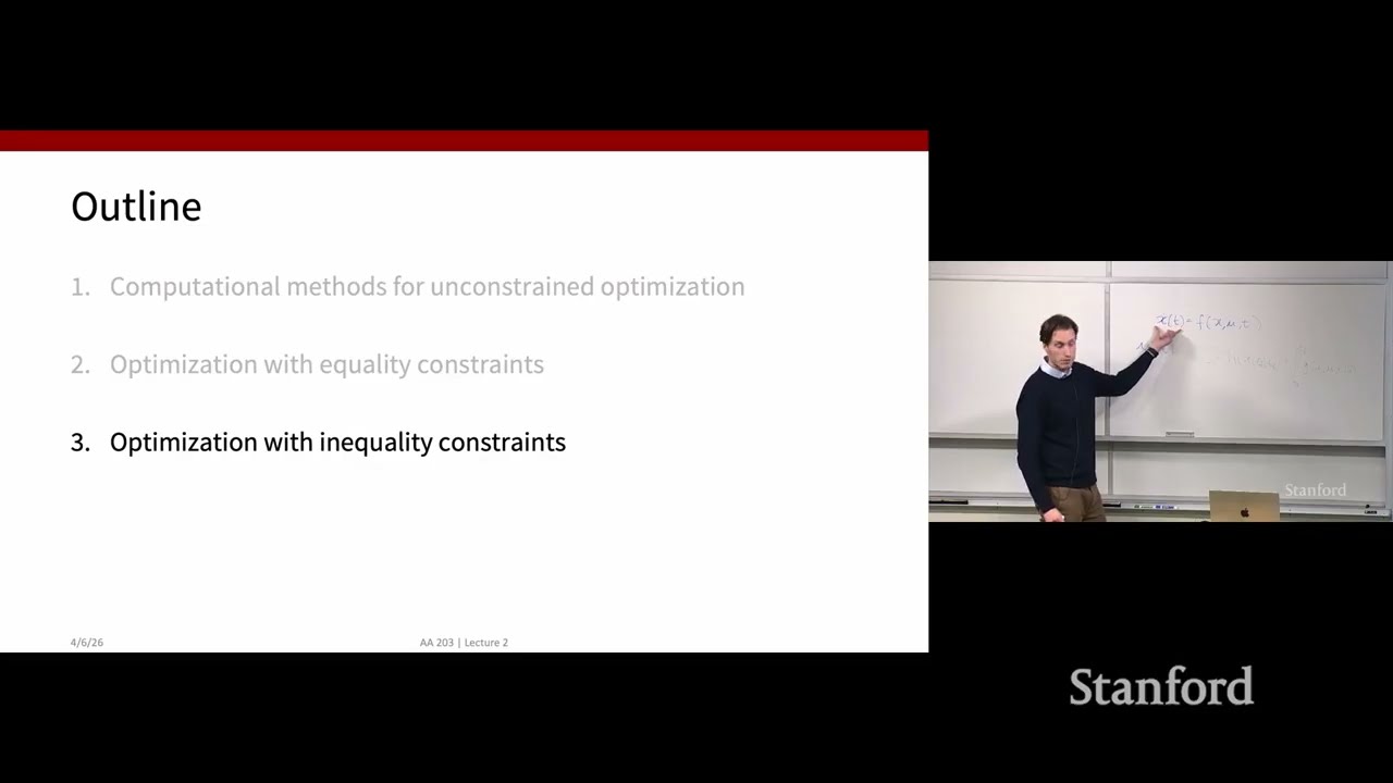 Stanford AA203 Optimal and Learning-Based Control | Spring 2026 | Lecture 3: Calculus of Variations