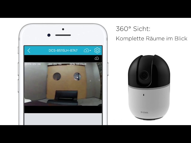 Video Teaser für Erkennt und verfolgt Bewegungen: Überwachungskamera für größere Räume.