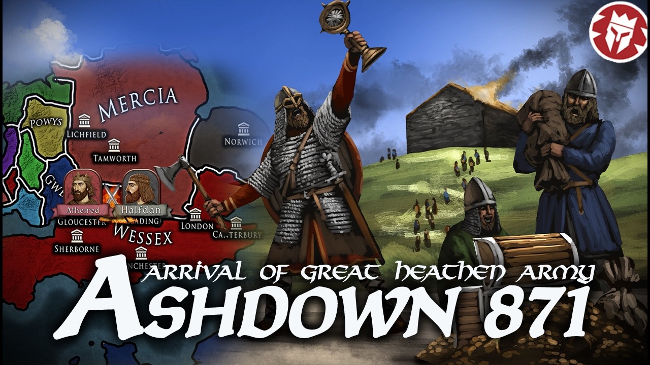 Battle of Ashdown 871 - Vikings Invade Britain ANIMATED DOCUMENTARY