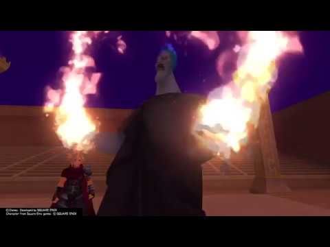 Kingdom Hearts Re:Chain of Memories (PS4) Story Cutscene #38 Hades attacks the Party