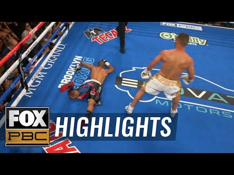 Sergey Lipinets defeats Jayar Inson by TKO with savage left hook | HIGHLIGHTS | PBC ON FOX