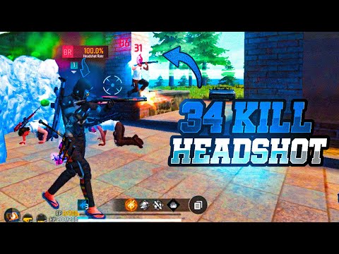 [KING OF STREAM SNIPE]   34 KILL HEADSHOT GAMEPLAY 🔥