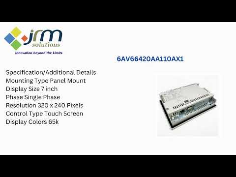 6AV6 642-0AA11-0AX1, 6AV66420AA110AX1, Single Phase, 7 inch at