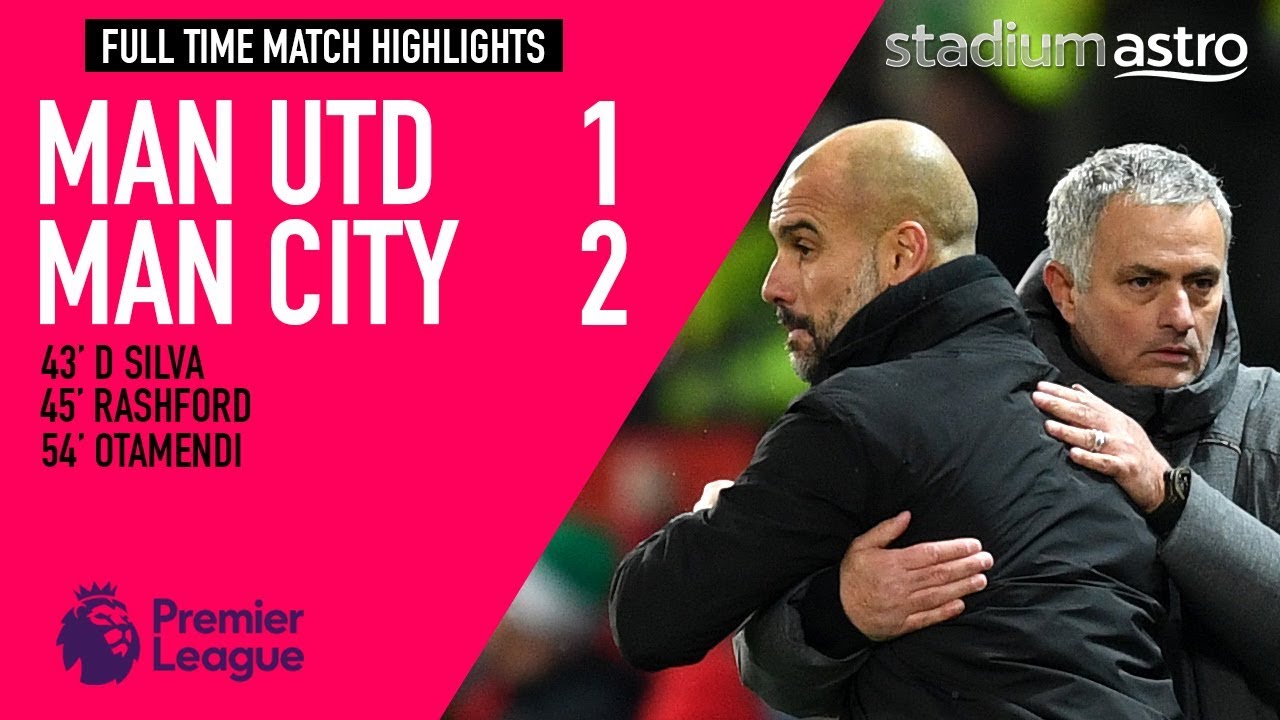 FT Manchester Utd 1 - 2 Manchester City
