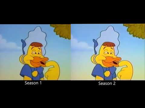 The Baby Huey Show Season 1 and Season 2 Intro Comparison
