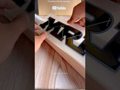 MRF Sticker on Cricket Bat #cricket #shorts #batsticker