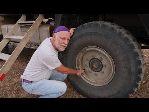 Quickly adjust tire pressure on the expedition truck manually.
