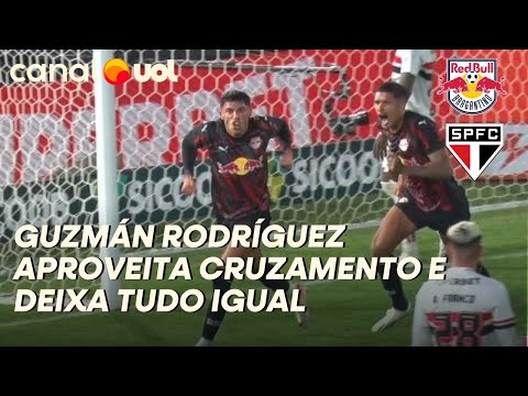 GUZMÁN RODRÍGUEZ SE POSICIONA BEM NA ÁREA E EMPATA A PARTIDA PARA O BRAGANTINO; ASSISTA