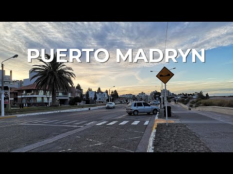 Walking Puerto Madryn, Chubut, Argantina -  March 2023 - 4K