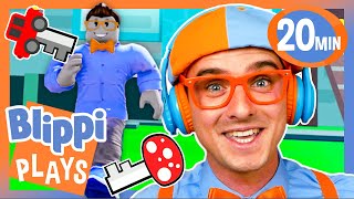 Will Blippi Find the Keys on Roblox? | BEST OF BLIPPI PLAYS | Roblox Gaming Videos for Kids