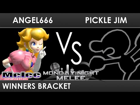 MNM 327 - Angel666 (Peach) VS Pickle Jim (GnW) - Winners Bracket - SSBM Melee