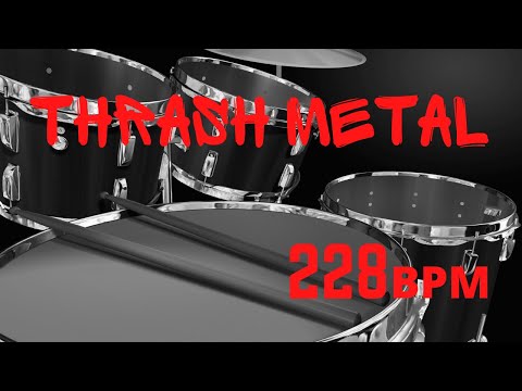THRASH METAL DRUM BEAT 228 BPM