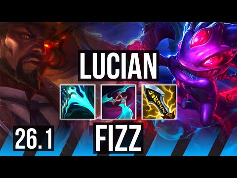 LUCIAN vs FIZZ (MID) | EUW Master | 26.1