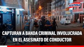 🔴🔵 Capturan a banda criminal involucrada en el asesinato de conductor de la Av. Morales Duárez
