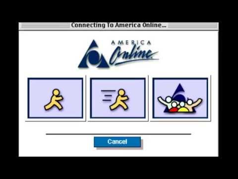 AOL Dial Up Internet Connection Sound + You've Got Mail (America Online) 90's
