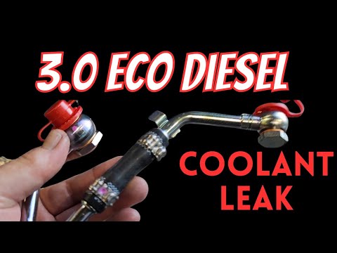3.0 Eco Diesel Removing Intake Manifold for Coolant Leak