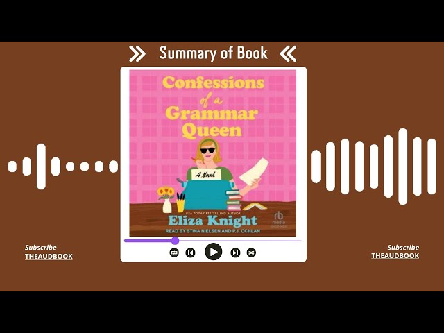 Vídeo relacionado con Confessions of a Grammar Queen: A Novel (English Edition)