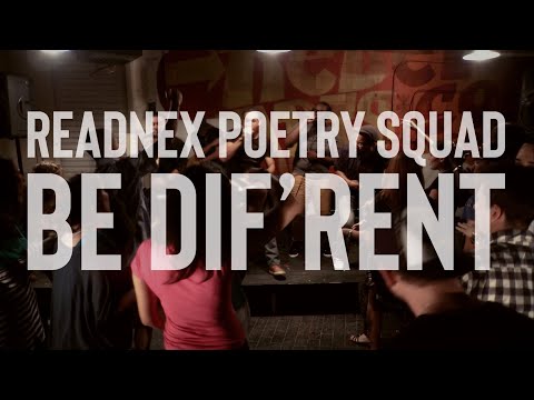 ReadNex Poetry Squad | Be Dif'Rent