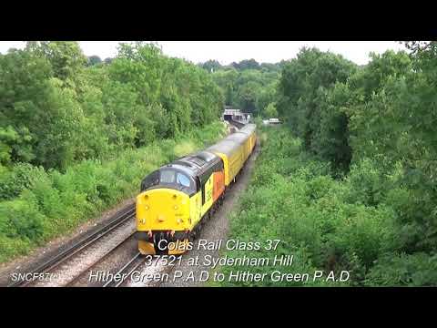 Network Rail Test Train with Class 37's at London | 1st July 2018