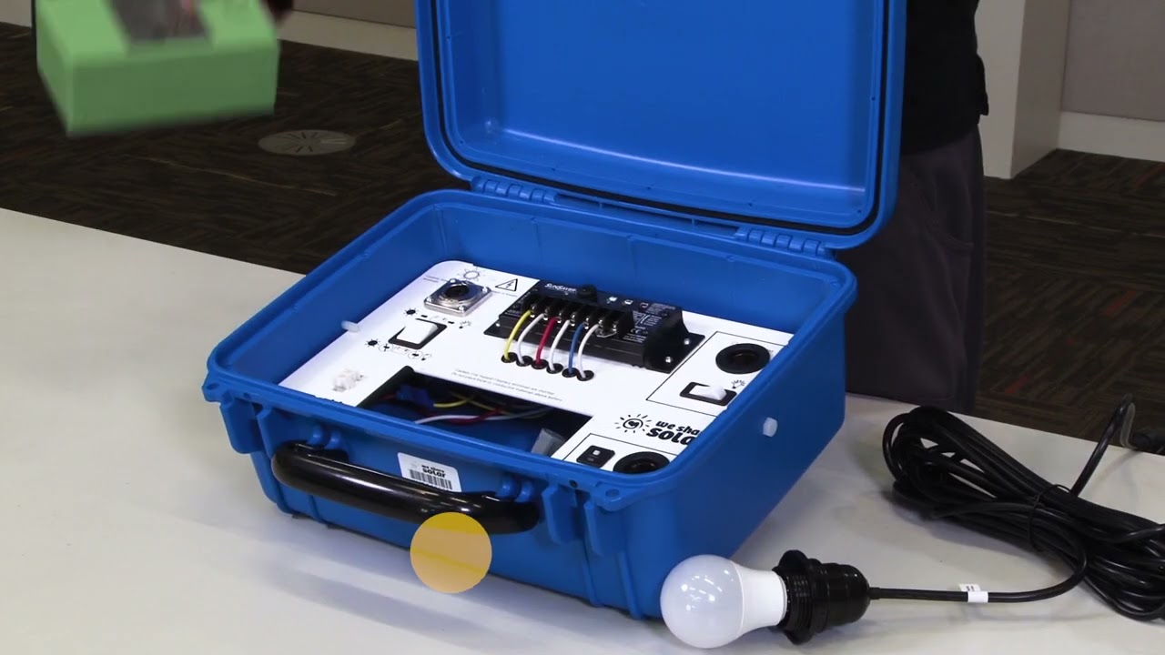 WSS P2S Video #9: Energizing the Solar Suitcase