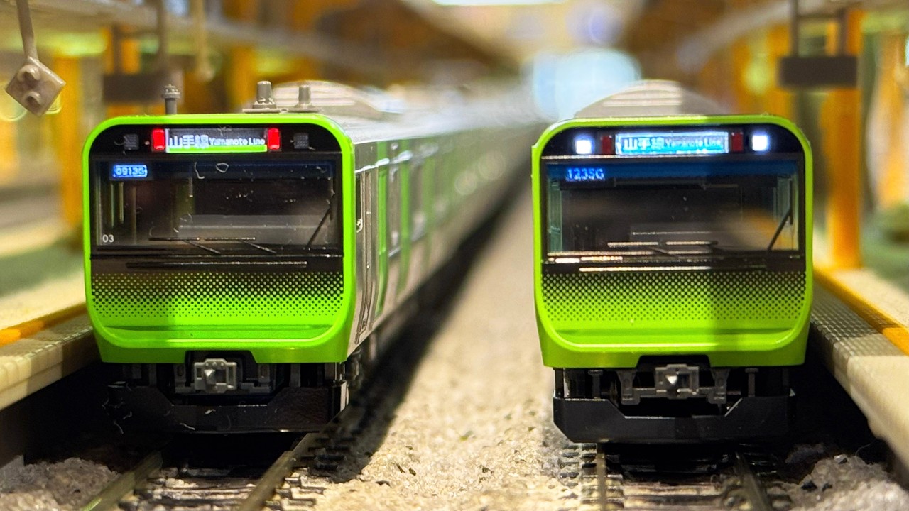 KATO vs TOMIX Showdown! 🇯🇵 N-Scale E235 Yamanote Line Epic Race! Which is More Realistic?!