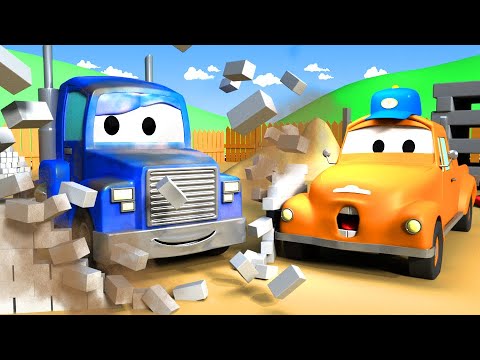 Carl le SUPER TRUCK - Le Lavage Auto de Tom la Dépanneuse 💧 Dessins animés pour enfants
