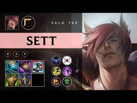 Sett Top vs Akali - KR Diamond Patch 25.23
