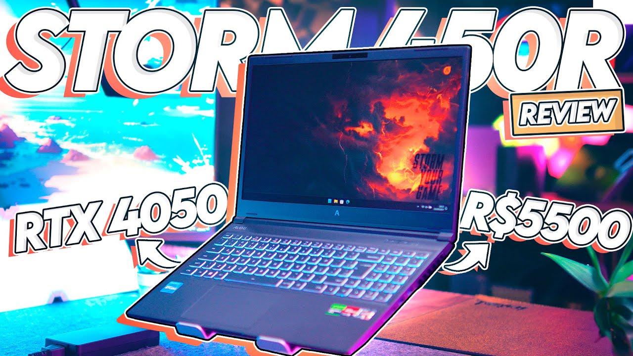 O Avell Storm 450R é uma BAITA EVOLUÇÃO do Storm BS! Excelente opção na faixa dos R$5500