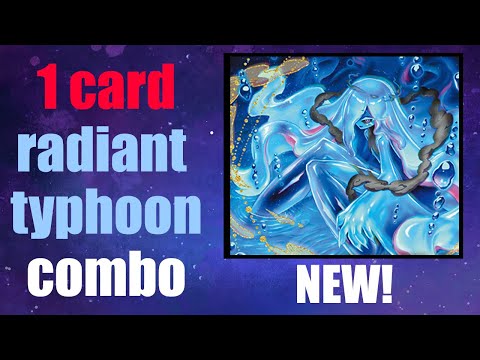 BRANDNEW 1 card RADIANT TYPHOON Eldam combo with new support! yugioh