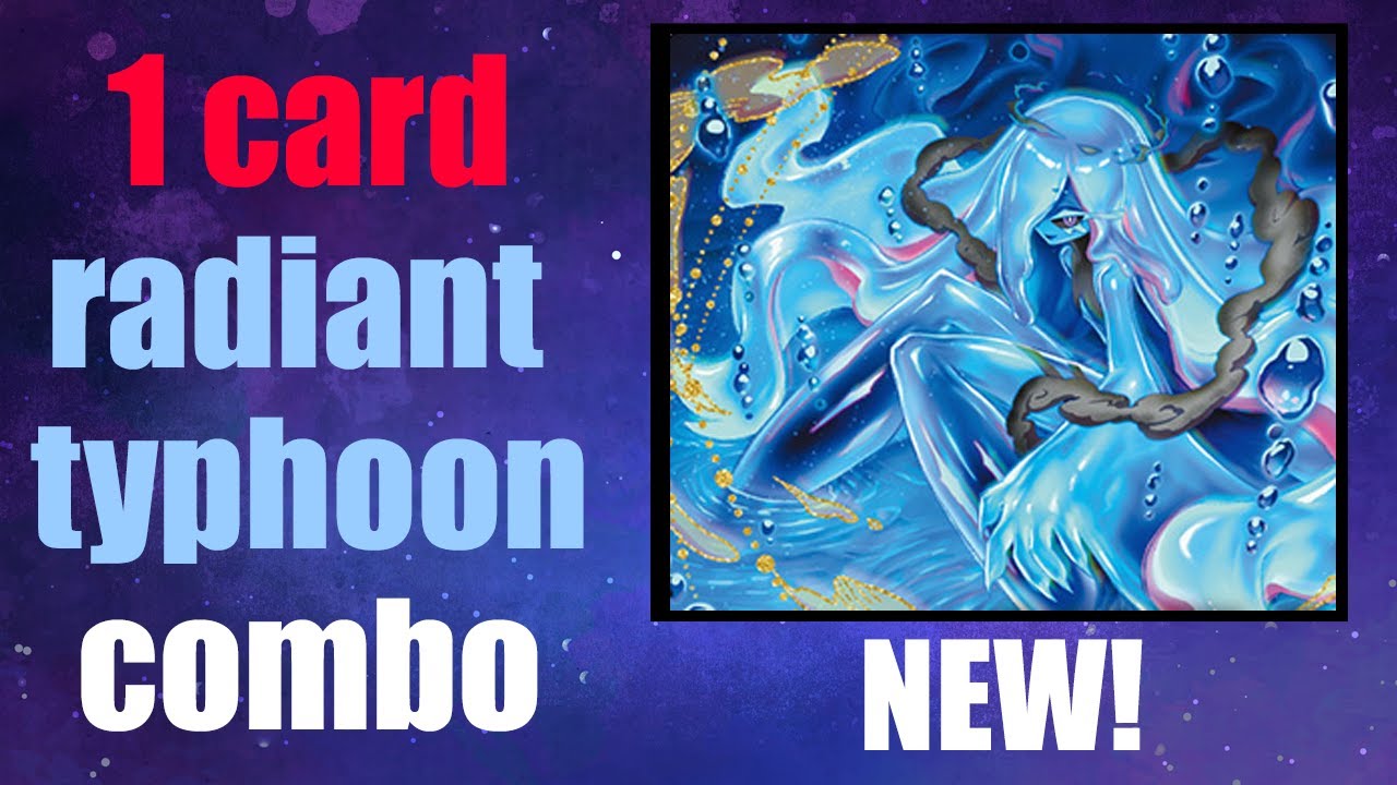 BRANDNEW 1 card RADIANT TYPHOON Eldam combo with new support! yugioh