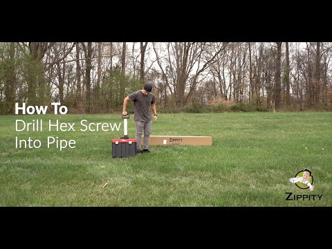 How To Drill A Hex Screw Into Your Pipe