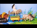 DIY Good Idea Diy Miniature Bullock Cart Diorama Transportation Of Clay Sculptures
