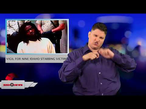 Vigil for nine Idaho stabbing victims (ASL - 7.3.18)