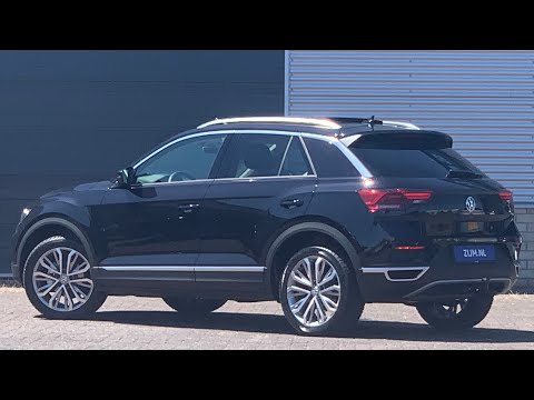 Volkswagen NEW 2020 T-roc Sport in 4K Deep Black 18 inch Montago Bay  Walk around & Inside detail