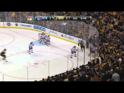 Gregory Campbell vs Derek Dorsett fight May 19 2013 NY Rangers vs Boston Bruins NHL Hockey
