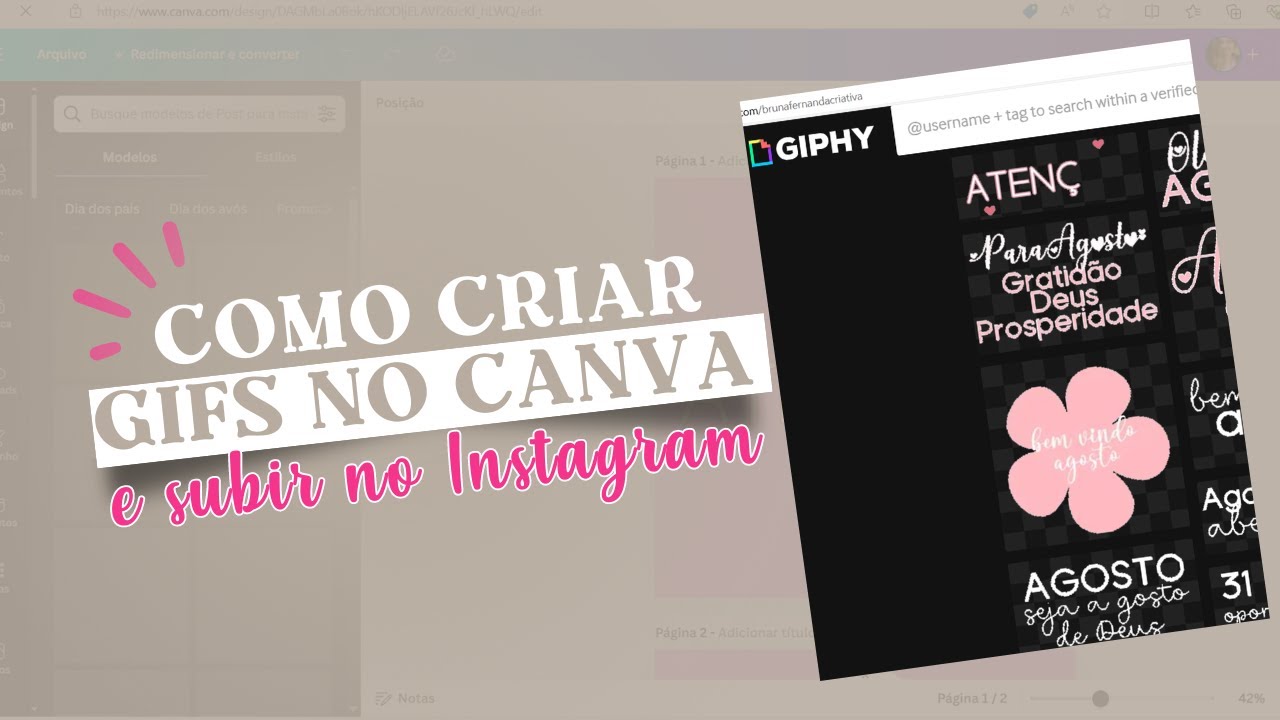 COMO CRIAR GIFS NO CANVA E SUBIR NO INSTAGRAM