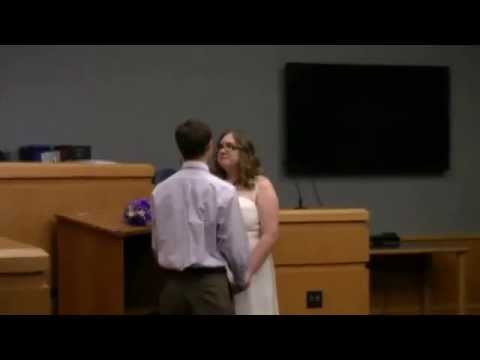 Heather and Kyle exchange their vows