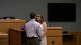 Heather and Kyle exchange their vows