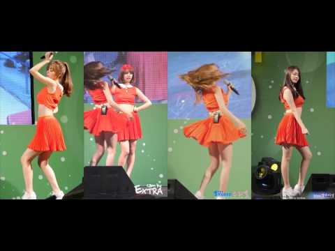 [Fancam] 140717 걸스데이 (Girl's Day) - Darling 4분할 (민아 교체).mkv